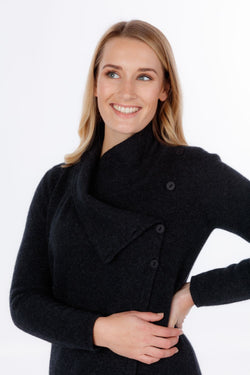 Native World Possum Merino Asymmetric Jacket